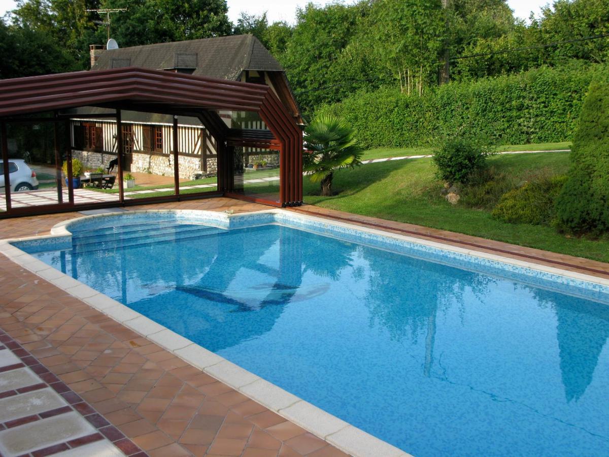 Maison Avec Piscine A Honfleur Villa Genneville Exterior photo